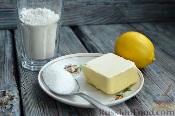 Песочный тарт со сливочно-лимонным муссом