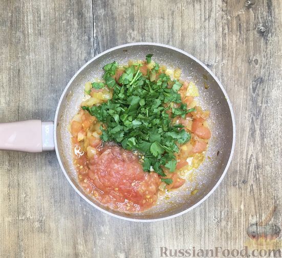 Суп из красной чечевицы с помидорами