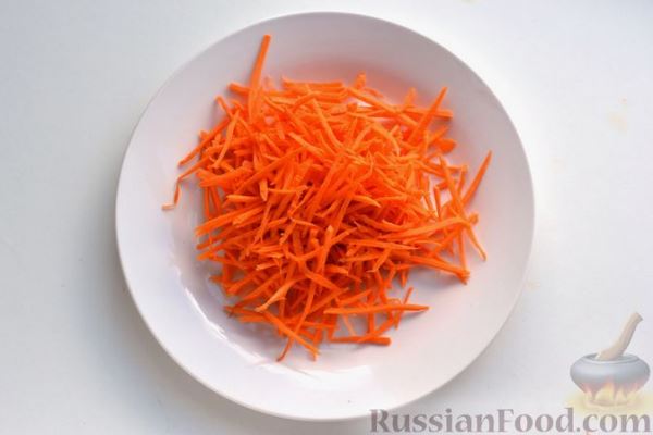 Морковно-яблочный салат с апельсиновым соусом